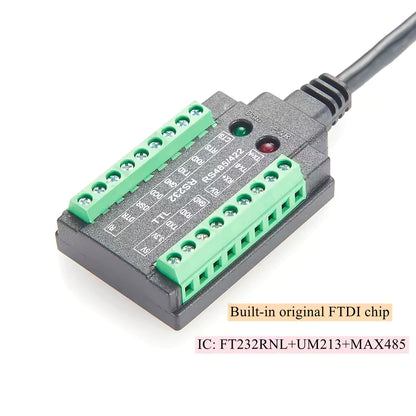 Ізольований USB-C > RS232/485/422/TTL конвертер PCM-KW-469
