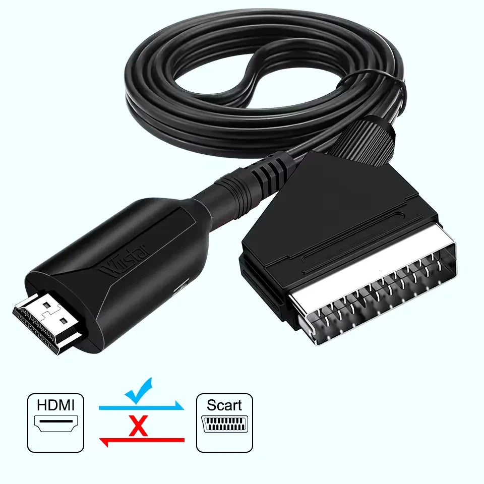 Кабель-переходник HDMI to SCART, Wiistar DZ17
