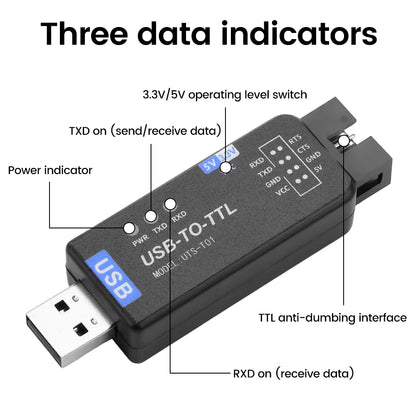 Промисловий USB конвертер до RS232/RS485 UTS-T01