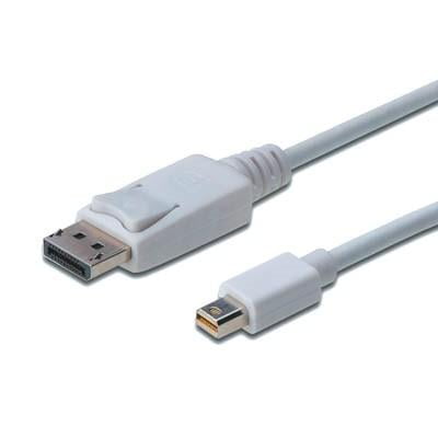 Кабель miniDisplayPort to DisplayPort 1.0m DIGITUS (AK-340102-010-W)