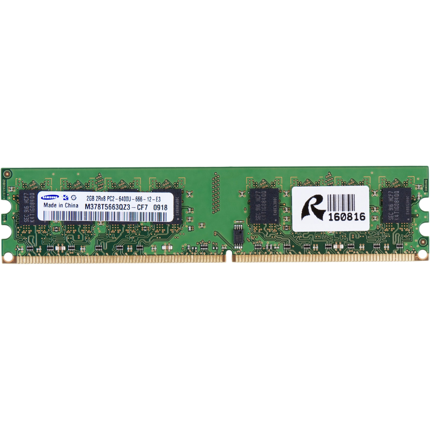 DIMM DDR2 2GB 800 MHz PC-6400 Samsung M378T5663QZ3-CF7