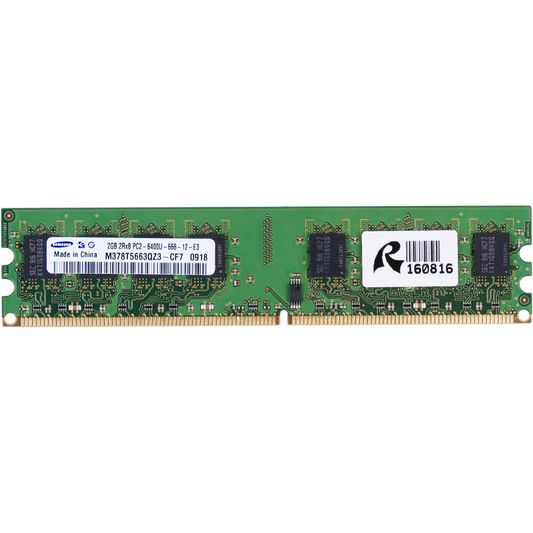 DIMM DDR2 2GB 800 MHz PC-6400 Samsung M378T5663QZ3-CF7