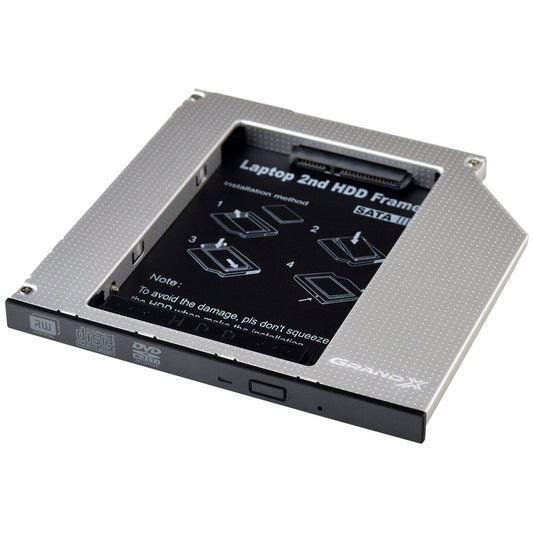 Фрейм-перехідник Grand-X HDD 2.5'' to notebook ODD SATA3 (HDC-26)