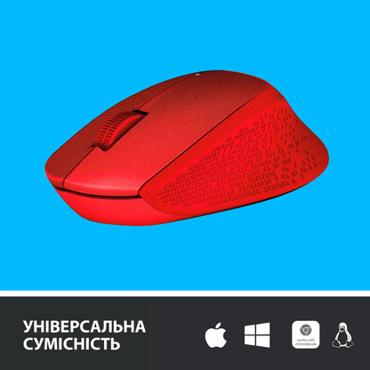 Мышка Logitech M330 Silent Plus Red (910-004911)