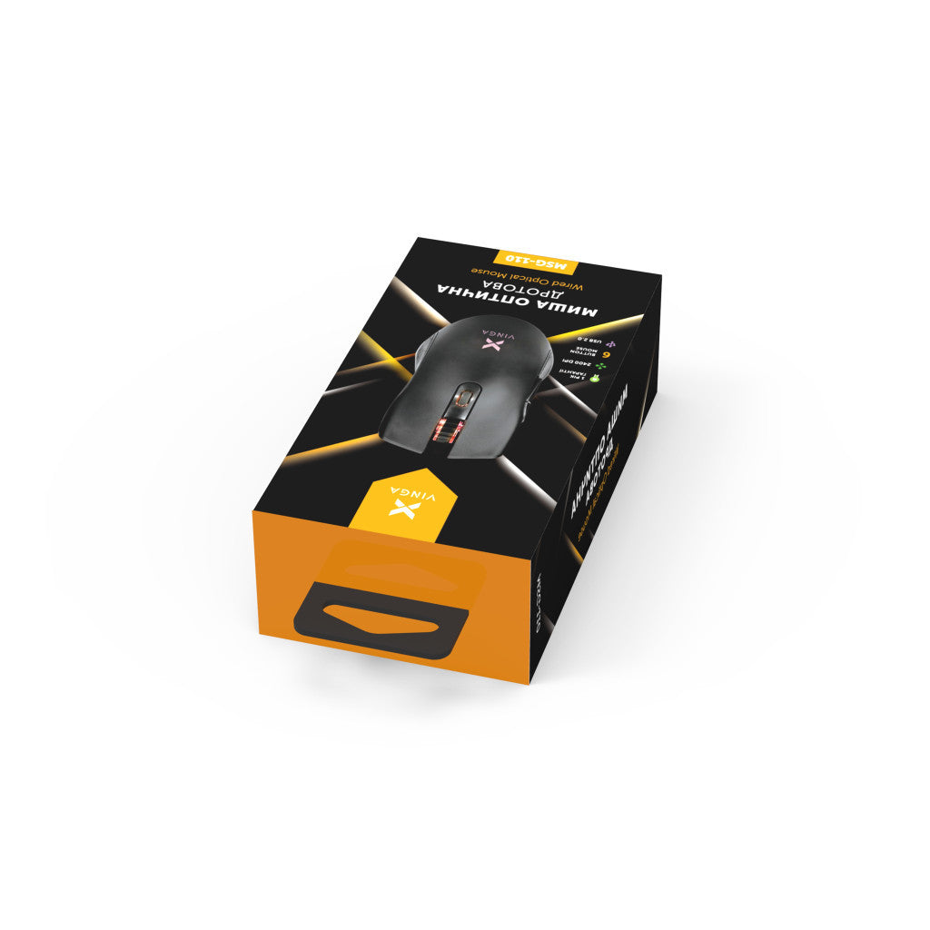 Мышка Vinga MSG-110 Black
