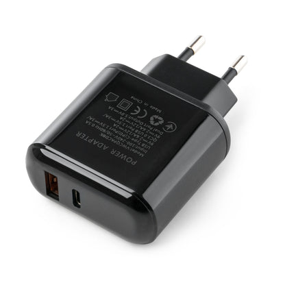 Зарядное устройство для Vinga 2 Port QC3.0+PD Display Wall Charger (VWCQPACDBK)
