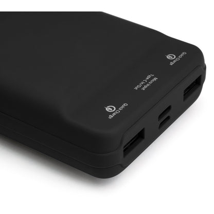 Универсальная батарея Vinga 20000 mAh QC3.0 Display soft touch black (VPB2QLSBK)