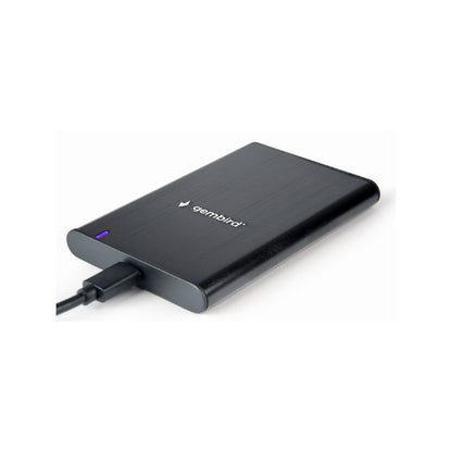 Кишеня зовнішня Gembird 2.5" USB3.1 alum black (EE2-U3S-6)