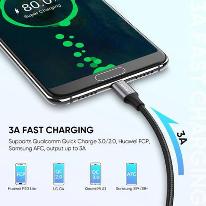 Дата кабеля USB 2.0 AM to Type-C 2.0m US288 (60128)