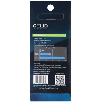 Термопрокладка Gelid Solutions GP-Ultimate Thermal Pad 120x20x1.5mm (TP-GP04-RC)