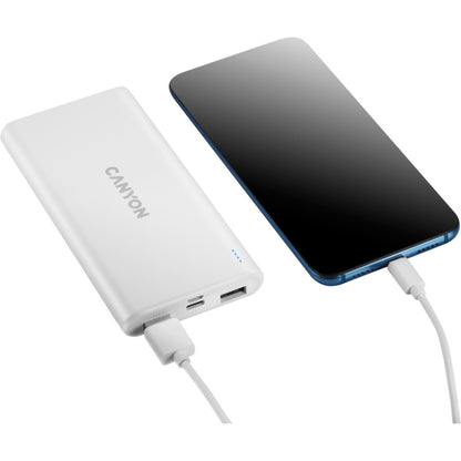 Универсальная батарея Canyon PB-106 10000mAh (CNE-CPB1006W)