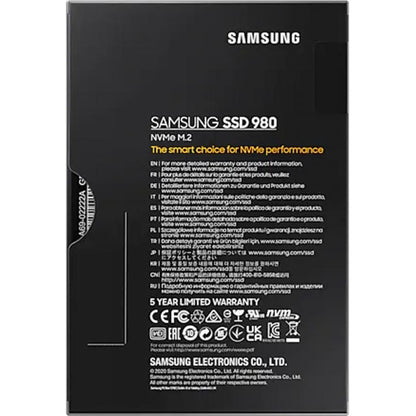 Накопитель SSD M.2 2280 1TB 980 series Samsung (MZ-V8V1T0BW)