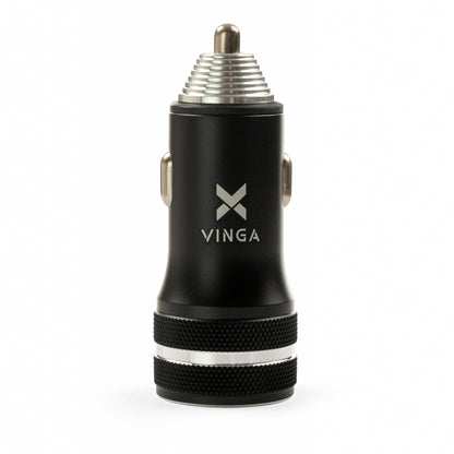 Зарядное устройство Vinga QC3.0+PD Quick Car Charger 36W Max black (VCCQPAC)