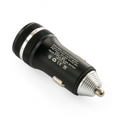 Зарядное устройство Vinga QC3.0+PD Quick Car Charger 36W Max black (VCCQPAC)