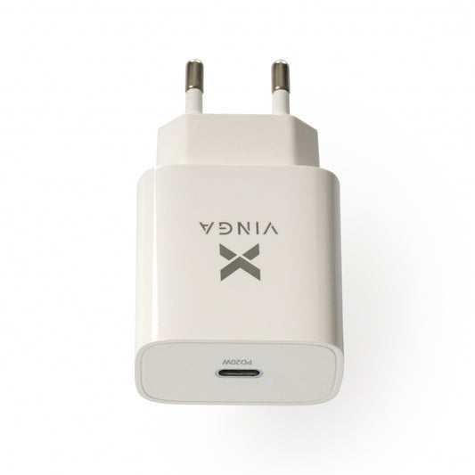 Зарядное устройство для Vinga PD Type-C 20W Charger white (VWCPDC)