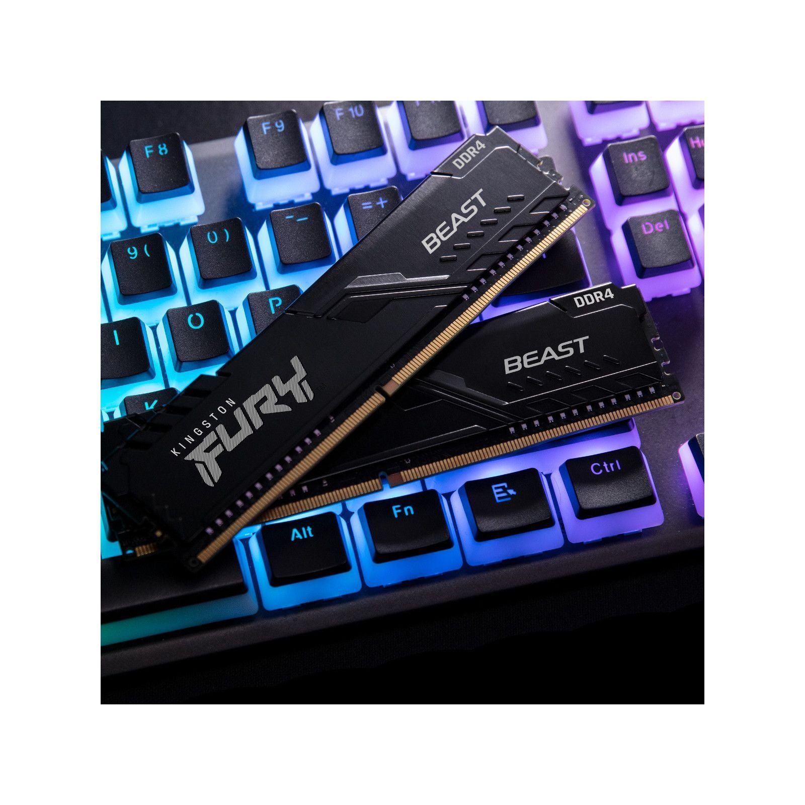 Модуль пам'яті DDR4 8GB 2666 MHz Fury Beast Black Kingston Fury (KF426C16BB/8)