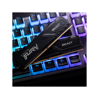 Модуль пам'яті DDR4 8GB 2666 MHz Fury Beast Black Kingston Fury (KF426C16BB/8)