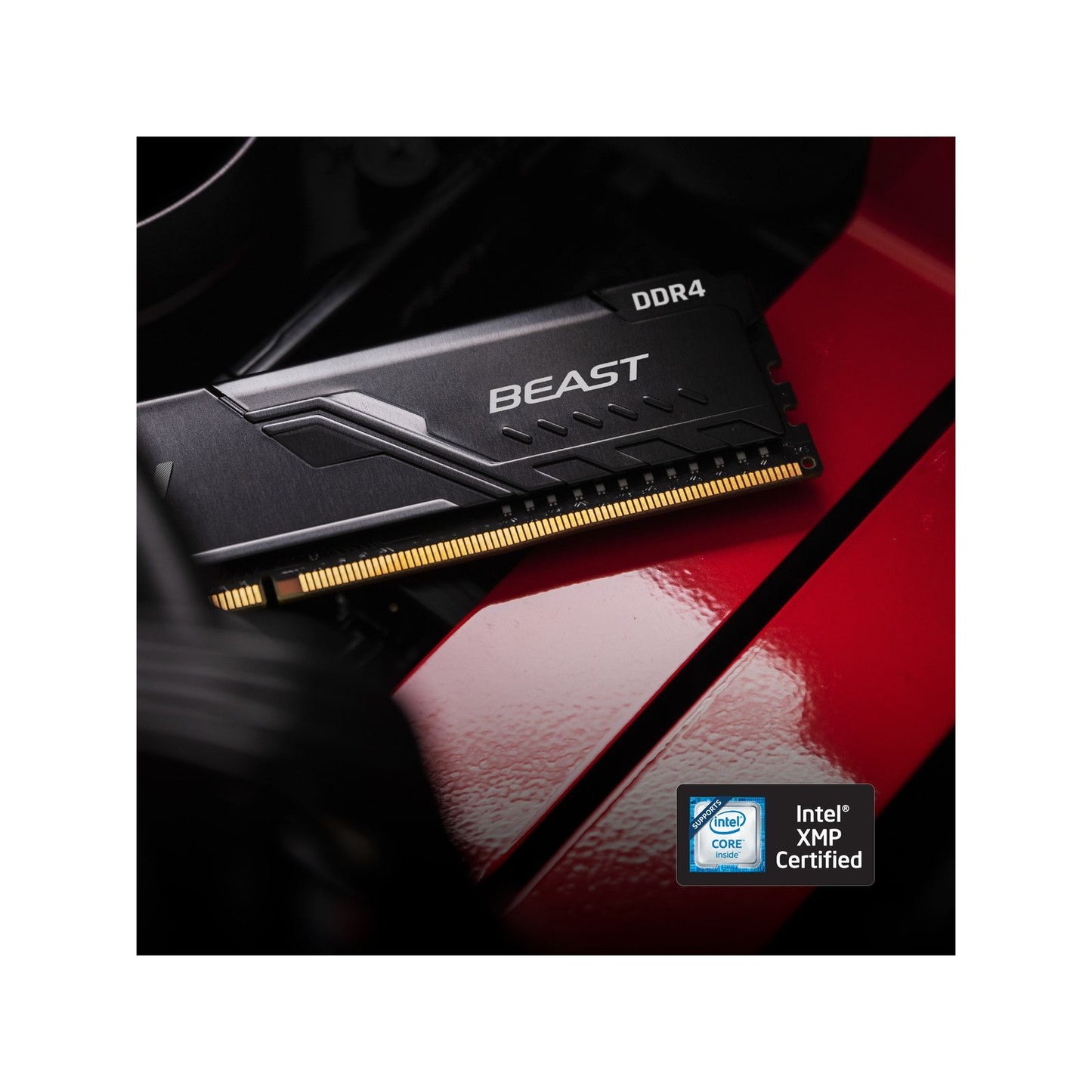 Модуль пам'яті DDR4 8GB 2666 MHz Fury Beast Black Kingston Fury (KF426C16BB/8)