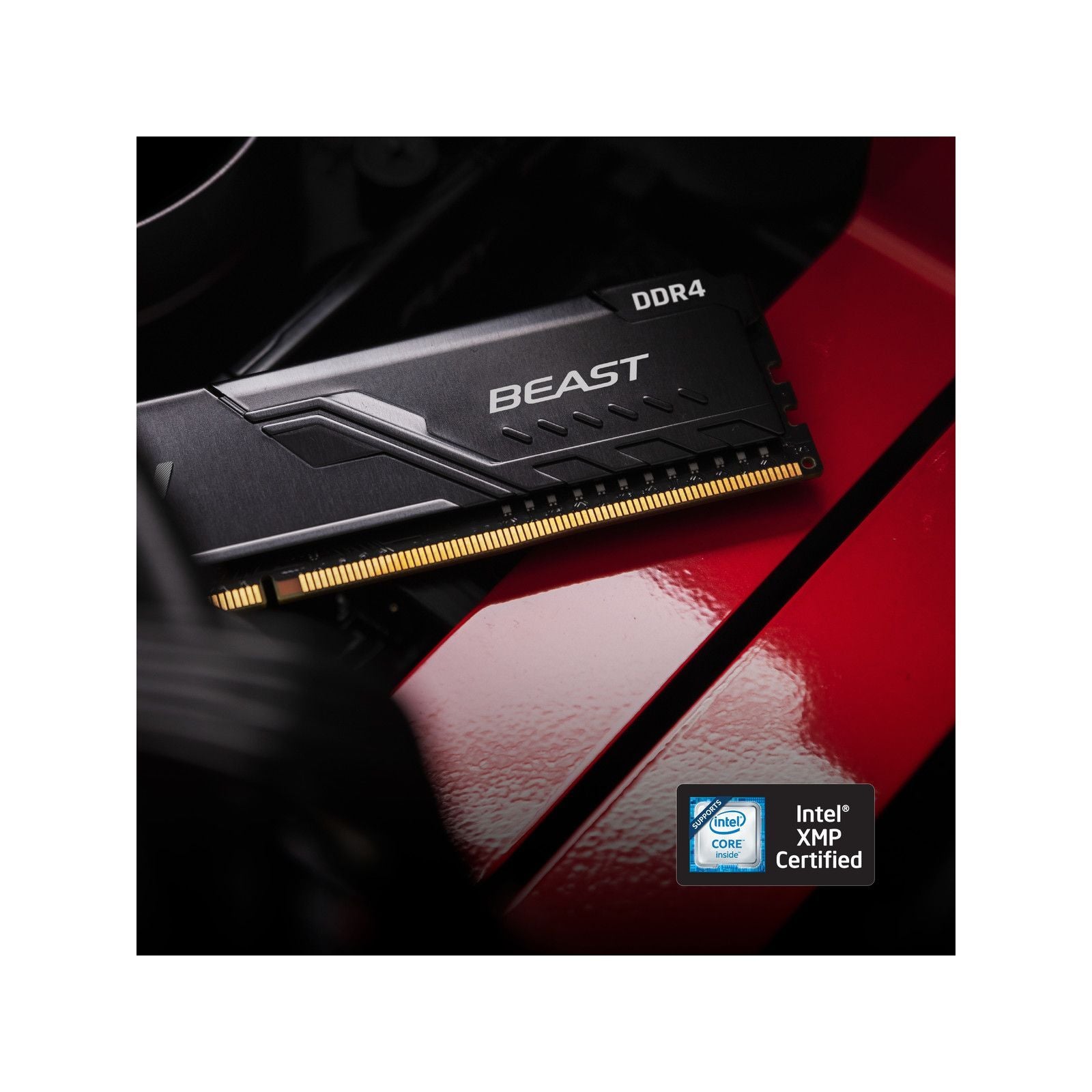 Модуль пам'яті DDR4 8GB 2666 MHz Fury Beast Black Kingston Fury (KF426C16BB/8)