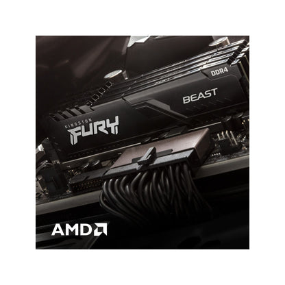 Модуль пам'яті DDR4 8GB 2666 MHz Fury Beast Black Kingston Fury (KF426C16BB/8)
