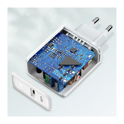 Зарядное устройство для Ugreen CD170 36W USB + Type-C Charger (White) (60468)