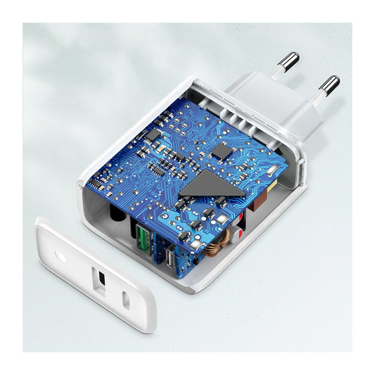 Зарядное устройство для Ugreen CD170 36W USB + Type-C Charger (White) (60468)