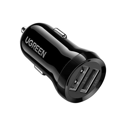 Зарядное устройство для Ugreen ED018 24W 2xUSB Car Charger (Black) (50875)