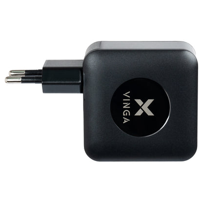 Зарядний пристрій Vinga GaN 65W PD+QC 2C1A ports Wall Charger (VCHG65)