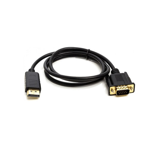 Кабель мультимедійний DisplayPort (M) – VGA (M) 1.0m PowerPlant (CA911882)
