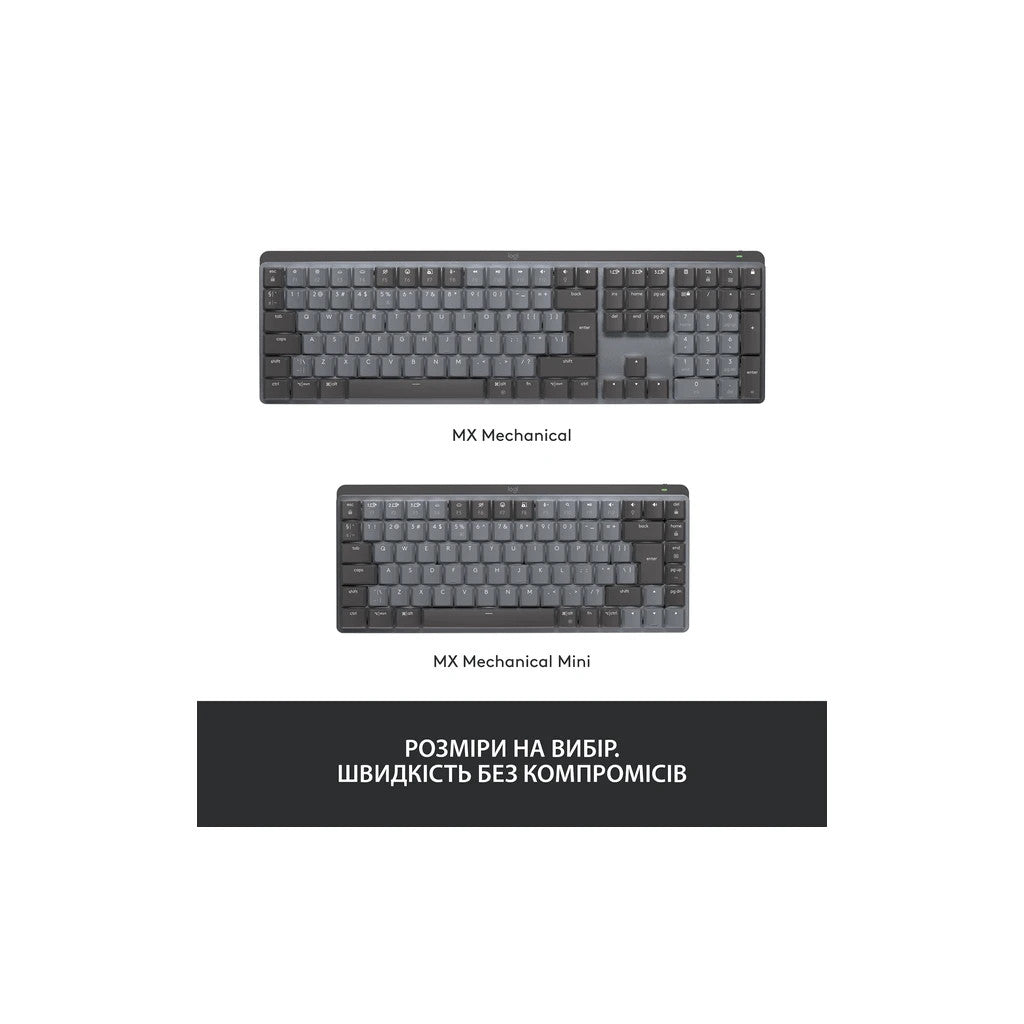 Клавиатура Logitech MX Mechanical Wireless Illuminated Performance Graphite (920-010757)