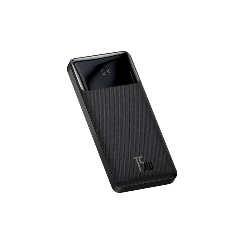 Батарея універсальна Baseus Bipow 10000mAh, PD/15W, USB-C/3A, 2*USB-A/3A(max.), чорний (PPDML-I01)