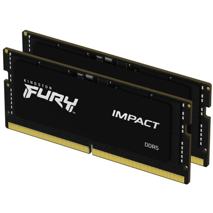 Модуль памяти SoDIMM DDR5 64GB (2x32GB) 4800MHz Kingston Fury (KF548S38IBK2-64)