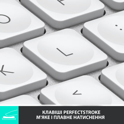 Клавиатура Logitech MX Keys Mini Wireless Illuminated RU Pale Grey (920-010499)
