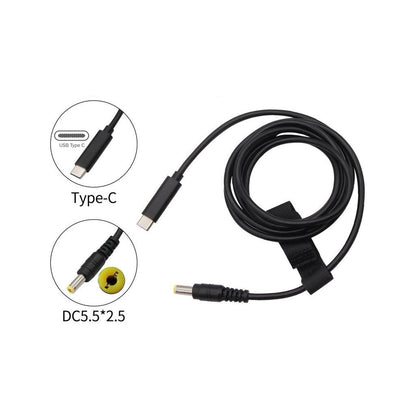 Кабель питания USB Type-C to DC-5.5-2.5 XoKo (XK-DC5525)