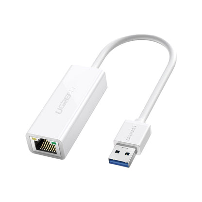 Переходник USB 3.0 to Ethernet RJ45 1000 Mb CR111 White Ugreen
