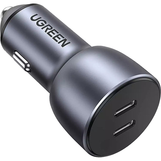Зарядное устройство для Ugreen QC 3.0 Dual USB-A 40W Fast Car Charger (CD213)