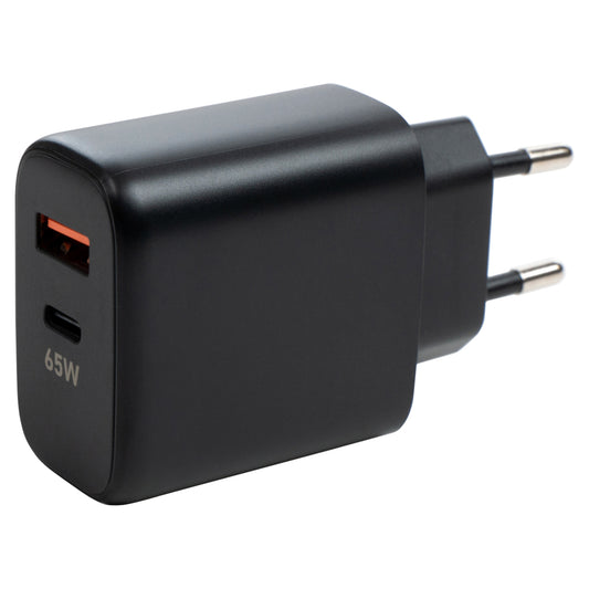 Зарядное устройство для Vinga GaN 65W PD+QC 1C1A (VCPCHCA65B)