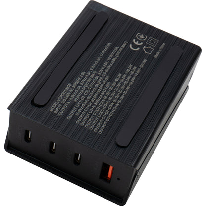Зарядное устройство для Vinga GaN 100W PD+QC 3C1A ports (VCPCH100CB)