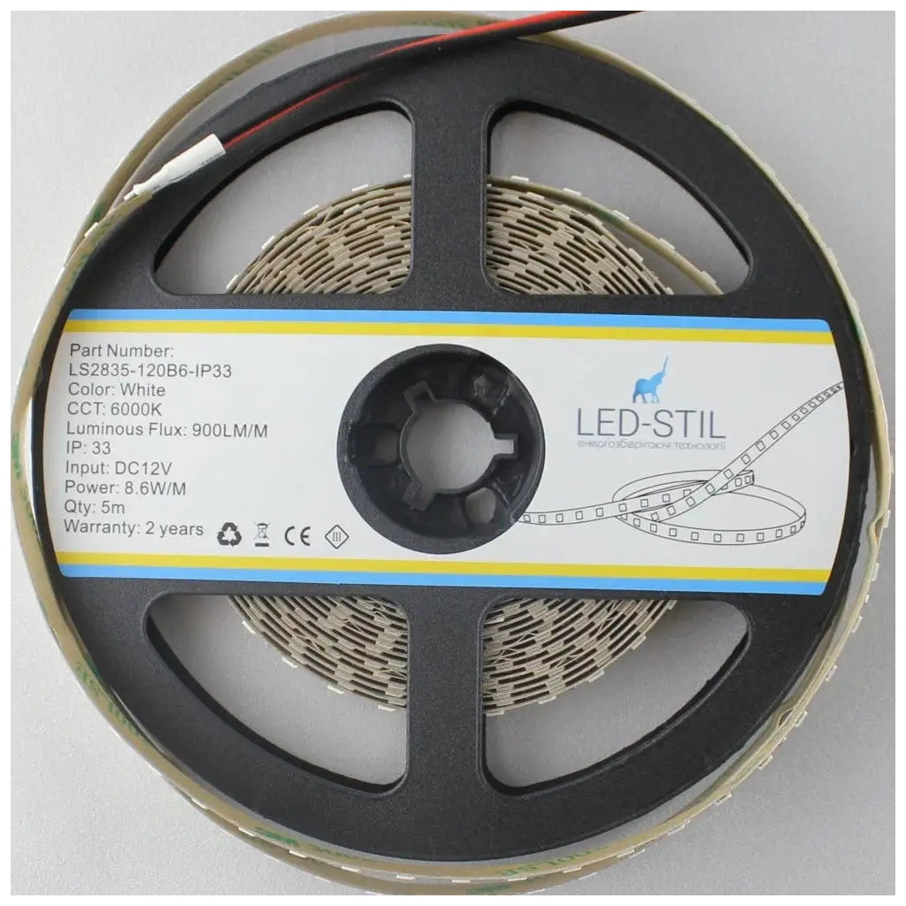 Светодиодная лента LED-STIL 6000K LS2835-120B6-IP33