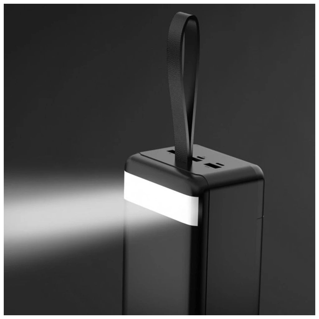 Батарея універсальна XO 40000mAh, PD/18W, QC3.0/22.5W, ліхтар, Input(Micro,Type-C,Lightning), Output(3*USB,Type-C) (XO-PR157 / 29213)