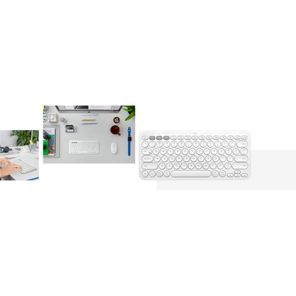 Клавиатура Logitech K380 Multi-Device Bluetooth UA White (920-011852)