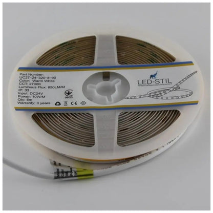 Светодиодная лента LED-STIL 2700K 10 Вт/м COB 320 диодов (UC27-24-320-8-90)