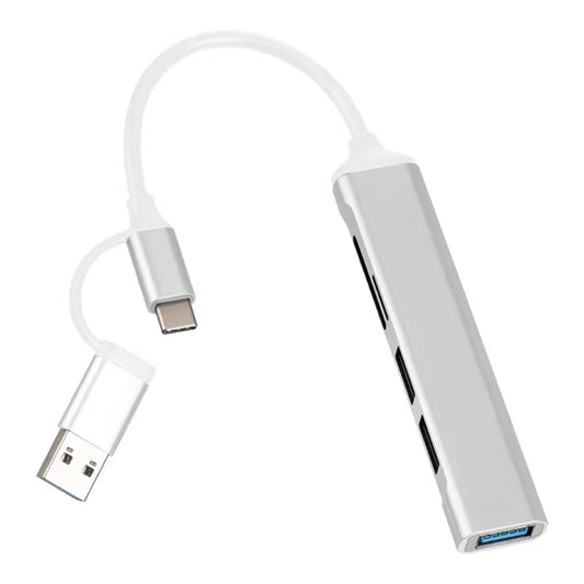 Концентратор Dynamode 5-in-1 USB Type-C/Type-A to 1xUSB3.0, 2xUSB 2.0, card-reader SD/MicroSD (DM-UH-518)