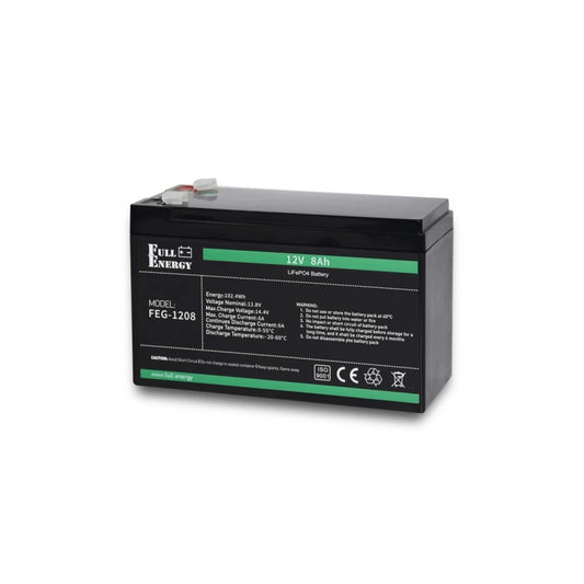 LiFePO4 battery 12V 8Ah Full Energy FEG-128