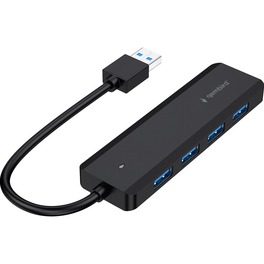 Концентратор Gembird 4 ports USB 3.1, USB-A, USB-C PD (UHB-U3P4P-02)