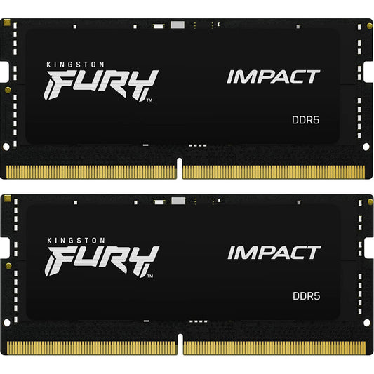 Модуль пам'яті Kingston Fury Impact DDR5 32GB (2x16GB) 4800 MHz (KF548S38IBK2-32)