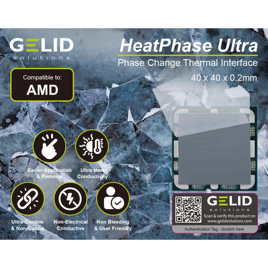 Термопрокладка Gelid Solutions HeatPhase Ultra для AMD CPU (PH-GC-01-A)