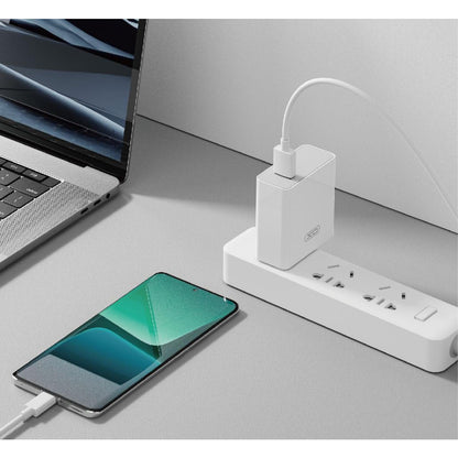 Зарядное устройство для XO L128 120W с cable Type-C white (XO-L128-WH)