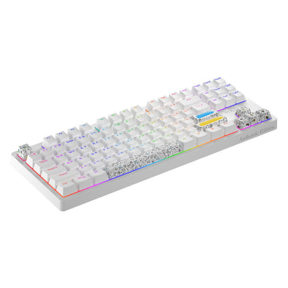 Клавиатура Hator Rockfall 2 Mecha TKL Authentic Edition Aurum Milky Way Silent USB White (HTK-531)