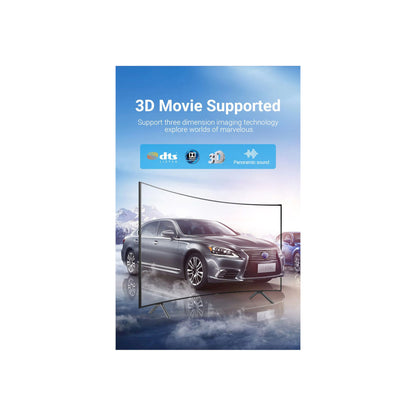 Кабель HDMI to HDMI 1.5m V2.1 8K 60Hz Silver Metal Type Vention (ALCIG)